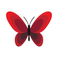 Butterfly icon, flat style vector