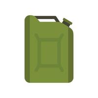 Flask for gasoline icon, flat style vector