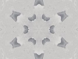 Ashy gray floral abstract background kaleidoscope plain unique and aesthetic pattern photo