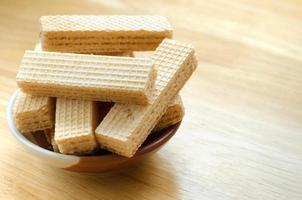 Vanilla Milk Wafer Easy Snack for Relaxing Time photo