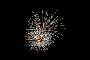 Abstract colored firework background light up the sky with dazzling display photo