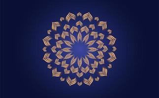 Vector gold oriental arabesque pattern background with place for text. Background with silver floral ornaments. photo