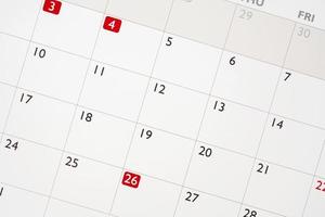 calendario página fecha fondo negocio planificación cita reunión concepto foto