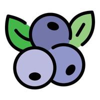 Ash tree berry icon color outline vector