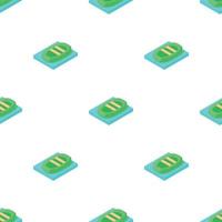 Dinghy inflatable boat pattern seamless vector
