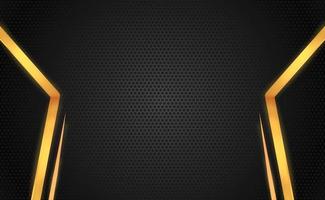 Black background with gold design photo