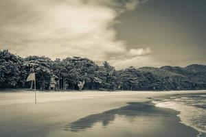 Praia Lopes Mendes beach on tropical island Ilha Grande Brazil. photo