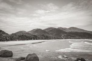 praia lopes mendes beach en la isla tropical ilha grande brasil. foto