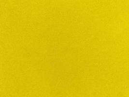 Yellow velvet fabric texture used as background. Empty yellow fabric background of soft and smooth textile material. There is space for text. photo