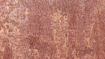 Seamless surface of rusted steel It has a rough, brown texture suitable for making a background. And vintage wallpapers have a space for writing messages. photo