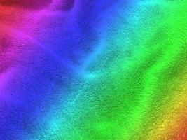 rainbow colors wool  texture background. light natural sheep wool. rainbow colors seamless cotton. texture of fluffy fur for designers. close-up fragment white wool carpet. photo