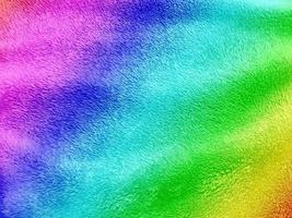 rainbow colors wool  texture background. light natural sheep wool. rainbow colors seamless cotton. texture of fluffy fur for designers. close-up fragment white wool carpet. photo