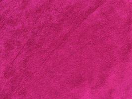 Pink velvet fabric texture used as background. Empty pink fabric background of soft and smooth textile material. There is space for text. photo