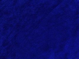 Blue velvet fabric texture used as background. Empty blue fabric background of soft and smooth textile material. There is space for text.. photo