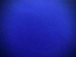 Blue velvet fabric texture used as background. Empty blue fabric background of soft and smooth textile material. There is space for text. photo