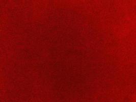 Red velvet fabric texture used as background. Empty Red fabric background of soft and smooth textile material. There is space for text. photo