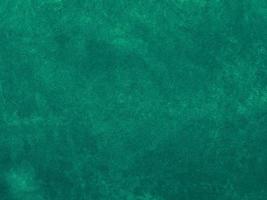 Dark green old velvet fabric texture used as background. Empty green fabric background of soft and smooth textile material. There is space for text... photo
