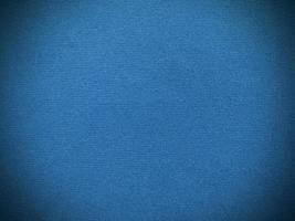 Blue velvet fabric texture used as background. Empty blue fabric background of soft and smooth textile material. There is space for text. photo