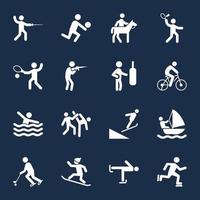 Pack of Outdoor Activities Icon Designs vector