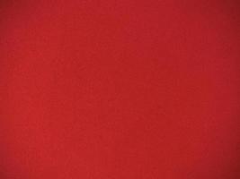 Red old velvet fabric texture used as background. Empty red fabric background of soft and smooth textile material. There is space for text.. photo