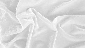 White velvet fabric texture used as background. Empty white fabric background of soft and smooth textile material. There is space for text. photo