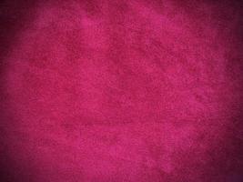 Pink velvet fabric texture used as background. Empty pink fabric background of soft and smooth textile material. There is space for text. photo