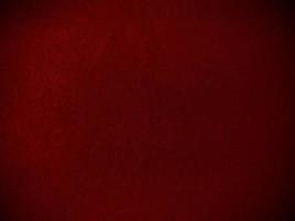 Red velvet fabric texture used as background. Empty red fabric background of soft and smooth textile material. There is space for text. photo