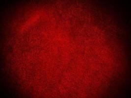 Dark red velvet fabric texture used as background. Empty dark red fabric background of soft and smooth textile material. There is space for text.. photo