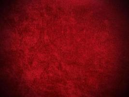 Dark red velvet fabric texture used as background. Empty dark red fabric background of soft and smooth textile material. There is space for text.. photo