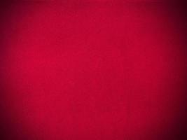 Red velvet fabric texture used as background. Empty red fabric background of soft and smooth textile material. There is space for text. photo