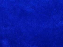 Blue velvet fabric texture used as background. Empty blue fabric background of soft and smooth textile material. There is space for text. photo