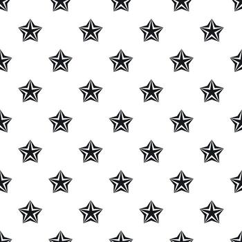 patrón de estrella convexa, estilo simple vector