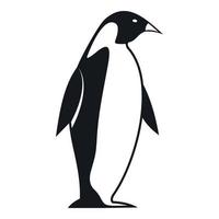 King penguin icon, simple style vector