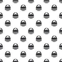 Basket of berries pattern, simple style vector