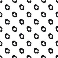 Scrambled eggs pattern, simple style vector
