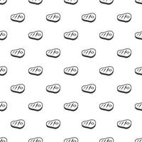 Steak pattern, simple style vector