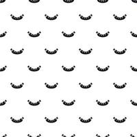 Sausage pattern, simple style vector