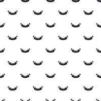 Sausage pattern, simple style vector