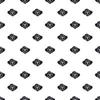 Radioactive cloud pattern, simple style vector