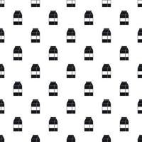 Milk box pattern, simple style vector