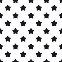 Five pointed big star pattern, simple style vector