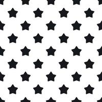 Five pointed big star pattern, simple style vector