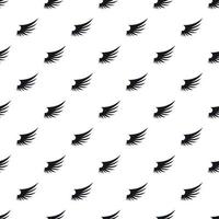 Birds wing pattern, simple style vector