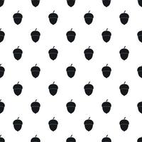 Acorn pattern, simple style vector