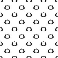 Purse pattern, simple style vector