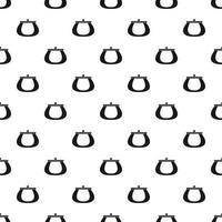 Purse pattern, simple style vector