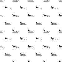 Sleigh pattern, simple style vector