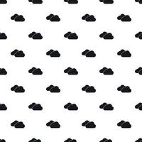 Clouds pattern, simple style vector