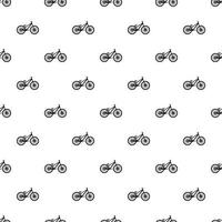 Bike pattern, simple style vector
