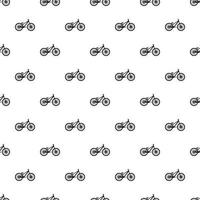 Bike pattern, simple style vector